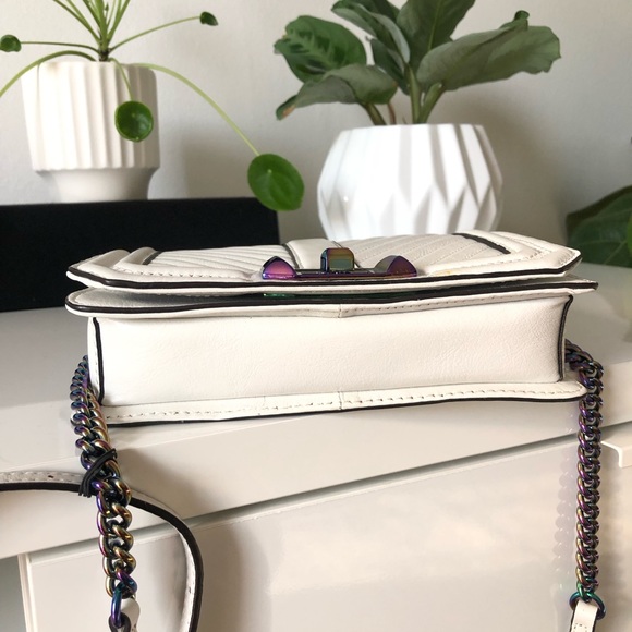 Rebecca Minkoff Chevron Small Love Crossbody Bag - Picture 7 of 11